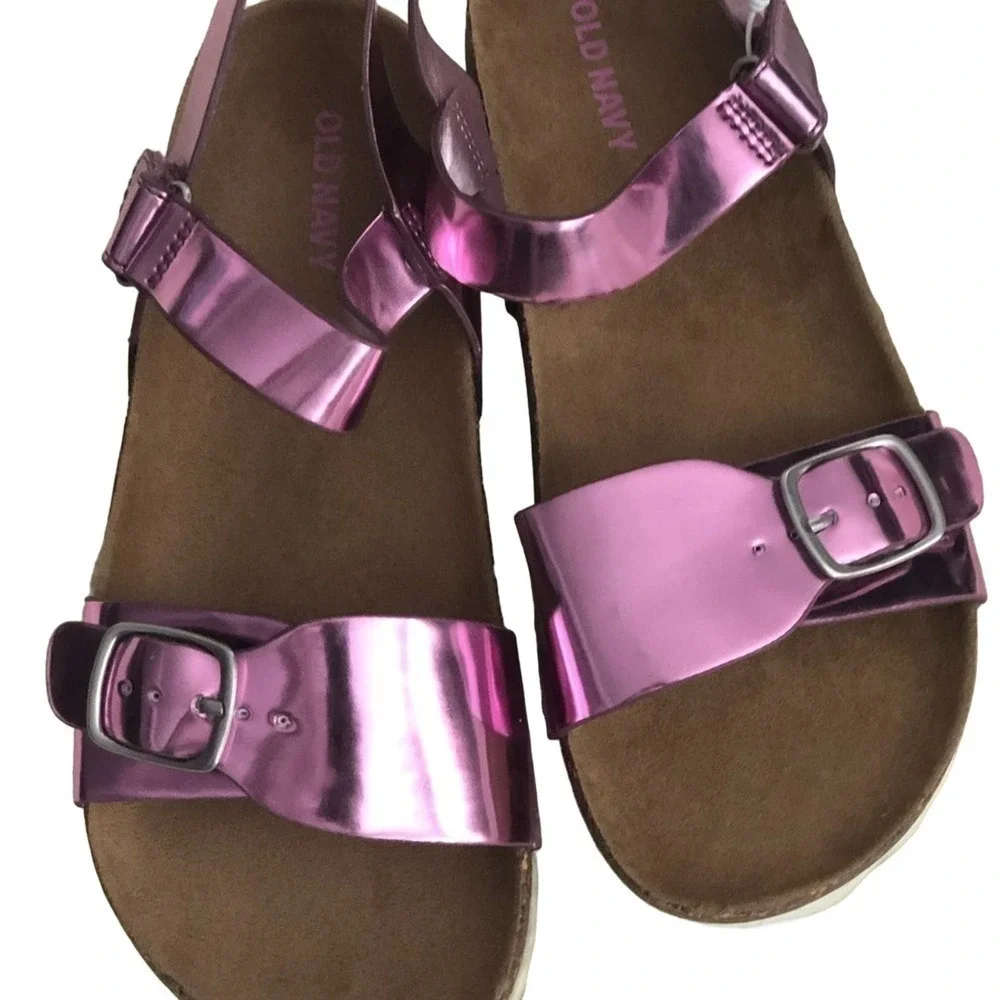 𝅺girls metallic sandal